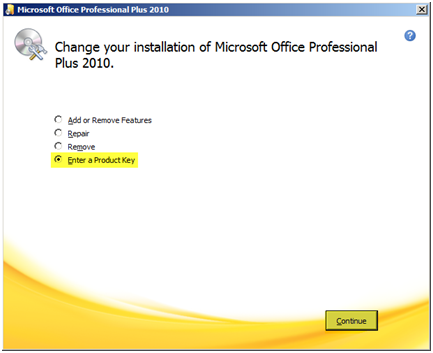 activation code for microsoft office professional plus 2010